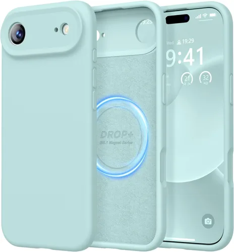 Miniatura 258 de LOVE 3000 Compatible con Funda para iPhone 15, [Cámara de Cobertura Completa de Silicona Suave] [Protección contra Caídas de 8 pies], Forro de Negro