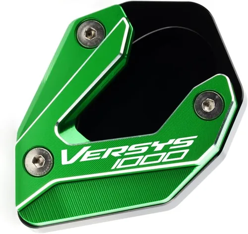Placa de extensión de soporte lateral de motocicleta compatible con Kawasaki Versys 1000 SE KLZ1000 SE LT+ 2015-2022 | Soporte para almohadilla de