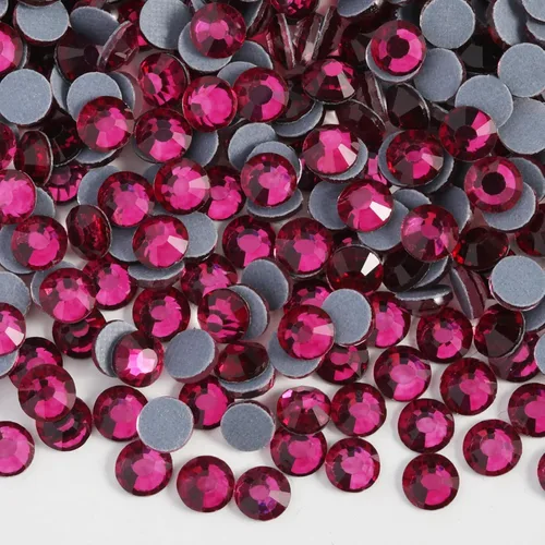 Miniatura 46 de 6000 diamantes de imitación termoadhesivos a granel, diamantes de imitación azules para ropa de manualidades, cristales termoadhesivos para Zafiro
