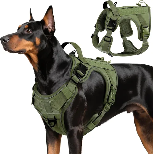 Miniatura 18 de VavoPaw cinturón de seguridad para perro, arnés de coche con peto de seguridad y hebilla ajustable para vehículo, cinturón de seguridad de nailon