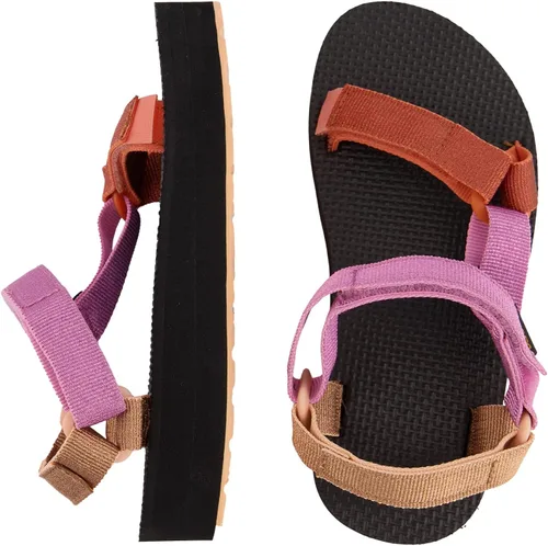 Miniatura 5 de Teva Sandalia metálica universal de forma media unisex para niños, Metálico
