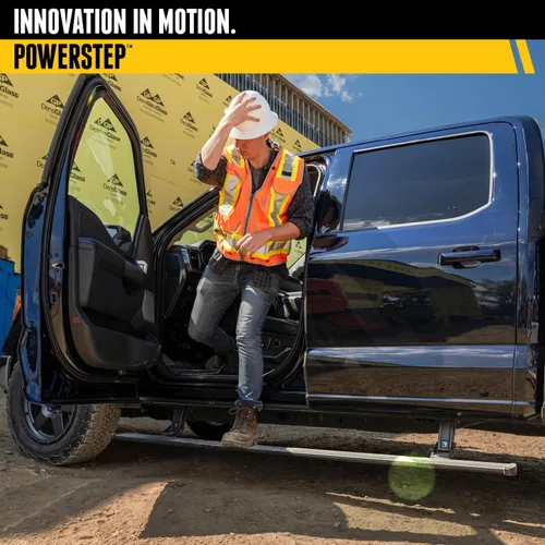 Miniatura 2 de RealTruck AMP Research PowerStep Plug-N-Play - Escalones retráctiles para camión eléctrico con luces LED Compatible con Ford F-250/F-350/F-450