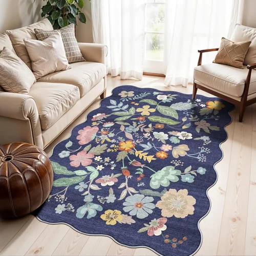 Miniatura 36 de Alfombra lavable para pasillo - 2x7 alfombras de cocina, alfombra para entrada, alfombra vintage, suave, alfombra antideslizante para piso, alfombra