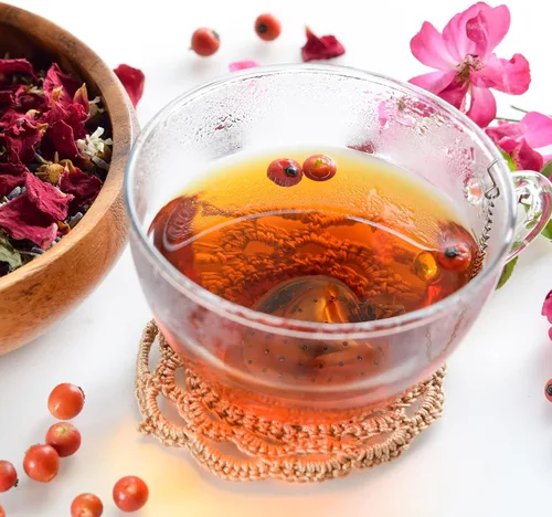 Miniatura 6 de Vesici Juego de 10 infusores de té de hojas sueltas de acero inoxidable para soporte de té suelto, filtro de té con bola de infusor, incluye ganchos
