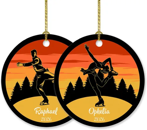 Miniatura 18 de Adorno personalizado de tiro con arco de Navidad 2025, adorno de Navidad con arco y flecha, regalo con nombre de arquero, año, adorno de jugador