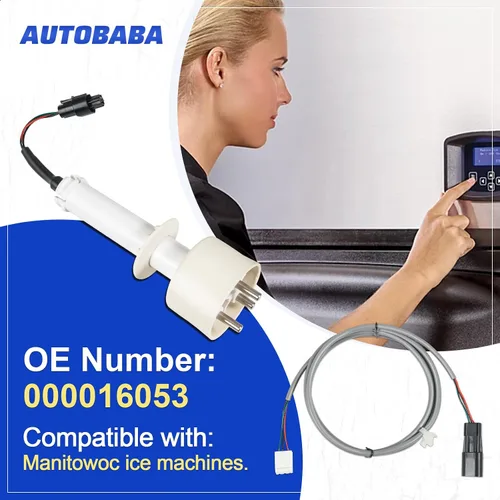 Miniatura 2 de AUTOBABA 000016053 Kit de sonda de nivel de agua de hielo con arnés compatible con máquinas de hielo Manitowoc piezas I0600, I1400, ID0522A y más