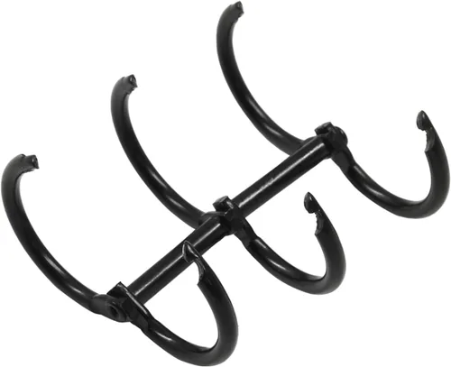 Miniatura 3 de Bonsicoky 10 piezas de 3 anillas de metal para hojas sueltas con bisagras de cierre, con diámetro interior de 20 mm, anillas para libros para diario