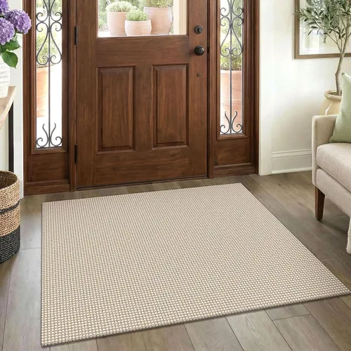 Miniatura 35 de EARTHALL Alfombra de pasillo 3x14 pies, alfombras lavables extra largas para pasillos, tejidas, antideslizante, alfombra trenzada para entrada