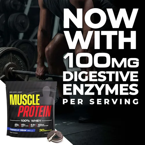 Miniatura 3 de COLOSSAL LABS Muscle Protein - Polvo de suero de leche [5 libras/paquete de 1] – Filtrado en frío, 0.88 oz de proteína pura, 0.18 oz de BCAA