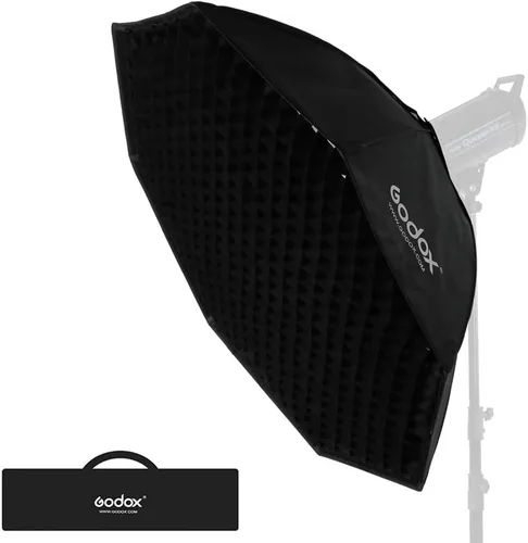 Godox Softbox Octagonal de 37"/95 cm, Soporte de Bowens Compatible con Iluminación de Estudio Fotográfico Strobe MS300 SK400II AD600 AD400Pro y FW