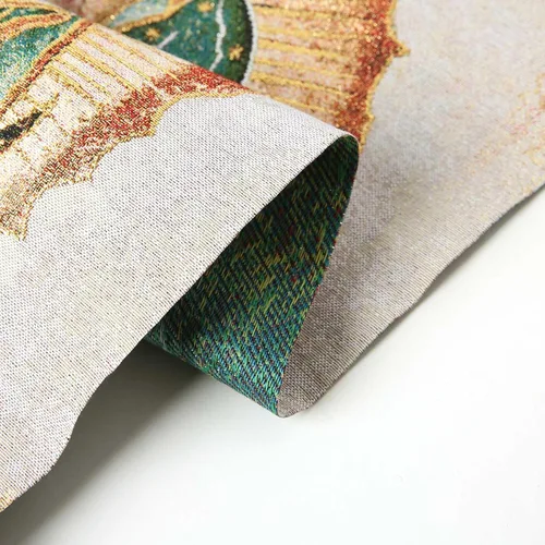 Miniatura 5 de HZMAN Pintura de la Virgen María Tejido Retro Hecho a Mano Arte de Pared Decorativo Santa Nuestra Señora de Guadalupe Imagen Estética para Sala