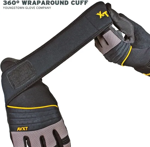 Miniatura 4 de Youngstown Glove Anti-Vibe XT - Guantes de trabajo mecánico con amortiguación de vibraciones para hombres, duraderos, lavables, antideslizantes