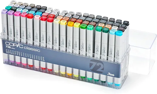 Copic Classic - Juego de marcadores (72 colores, juego B)