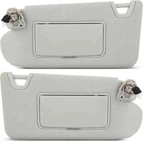 Miniatura 12 de Visor de sol para pasajero derecho gris sin techo solar para 2002-2005 para Dodge para Ram 1500, 2003-2005 para Dodge para Ram 2500, 2003-2005