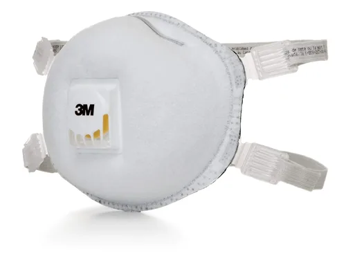 Miniatura 4 de 3M, Respirador Serie 8214, talla única Se ajusta a la mayoría, Blanco, 10