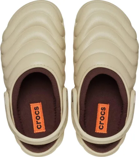 Miniatura 3 de Crocs Zuecos Unisex para Adultos Classic Lined Overpuff y Geometric Fuzzy