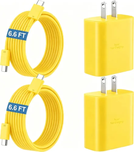 Miniatura 13 de Cargador súper rápido USB C de 45 W para teléfono Android tipo C, bloque de carga rápida con cable de 5 pies para Samsung Galaxy S26/S26