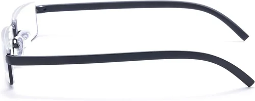 Miniatura 5 de Paquete de 4 lentes de lectura para hombres, con bloqueo de luz azul y estuche (Negro, Marrón, Azul, Gris, 1.5, multiplicador_x)