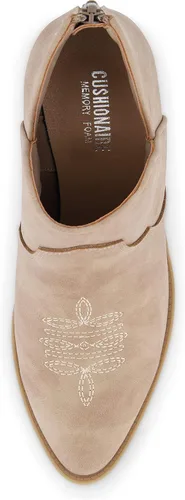 Miniatura 5 de CUSHIONAIRE Rodeo Western - Botines para mujer + espuma viscoelástica, anchos disponibles, Beige Bronceado