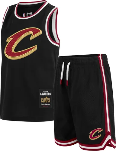 Miniatura 20 de Ultra Game Conjunto de camiseta sin mangas y pantalones cortos de baloncesto oficial de la NBA para niños Negro