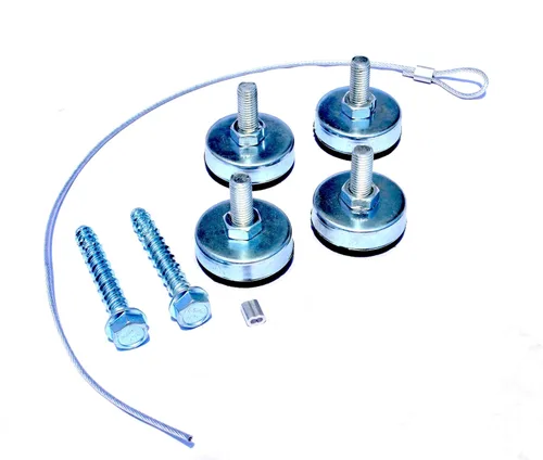 Miniatura 7 de Bote de basura de metal perforado termoplástico de 32 galones con tapa de cúpula de espuma estructural, color negro