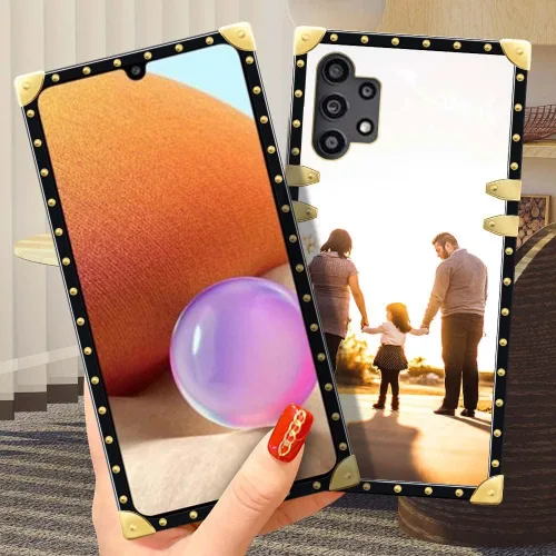 Miniatura 4 de Funda Customiz Picture Phone compatible con Samsung Galaxy A32, diseño de fotos DIY A32 para niñas, TPU suave a prueba de golpes, parte trasera