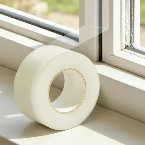 Miniatura 11 de Dstorelhp Cinta Transparente de Sellado Meteorológico para Ventanas, 2 Pulgadas x 65.6 Pies Cinta Transparente de Burletes para Ventanas que Detiene