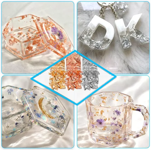 Miniatura 6 de Pigmento de resina epoxi – Colorante de resina translúcido de 16 colores, tinte de resina altamente concentrado para hacer joyas de bricolaje