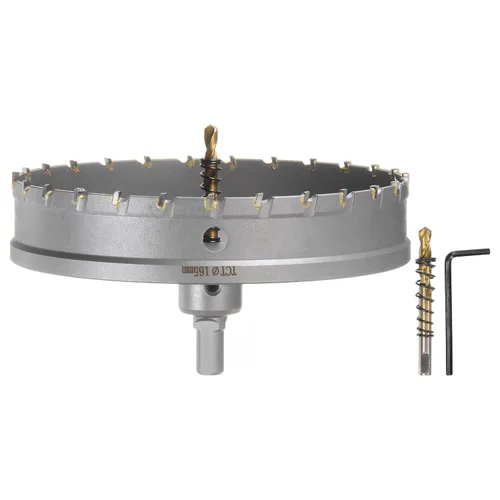 Miniatura 16 de HARFINGTON Cortador de carburo de sierra de agujero de metal de 0.472 in / 0.47 pulgadas de diámetro para acero inoxidable, metal, aleación