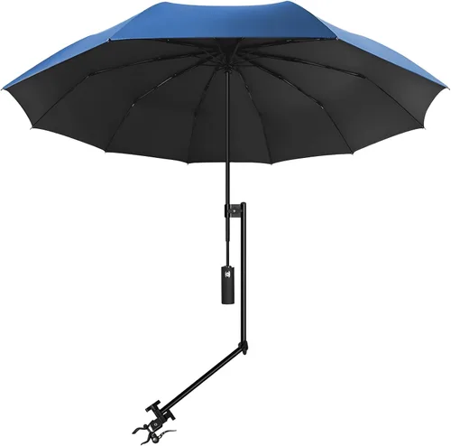Miniatura 39 de XLINGZA Sombrilla de playa UPF 50+ con abrazadera universal ajustable