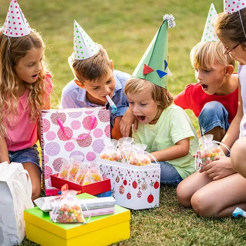 Miniatura 7 de ENNIYU Bolsas de organza transparente, bolsas de recuerdo de fiesta de boda de 3 x 4 con cordón, bolsas de regalo de malla blanca para regalos Blanco