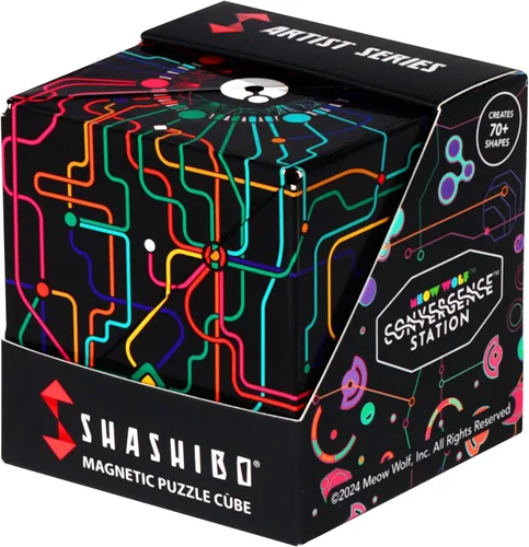 Miniatura 12 de Shashibo OCTA - Juguete sensorial para ansiedad que cambia de forma, juego magnético STEM para niños inteligentes de 8 a 12 años, adolescentes