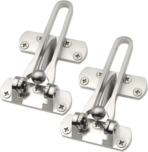 Topbuti Cerradura de puerta de seguridad para el hogar, paquete de 2 cerraduras de seguridad para puerta delantera, cerraduras de refuerzo para el