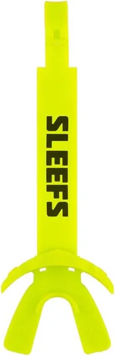 Miniatura 16 de SLEEFS X - Protector bucal de fútbol negro, protector bucal con correa para casco, boquilla protectora de labios/dientes, moldeable