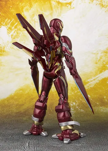 Miniatura 4 de TAMASHII NATIONS Bandai S.H.Figuarts Iron Man MK-50 - Juego de armas nano Avengers Infinity War Figura de acción