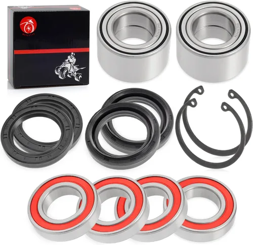 Miniatura 4 de Junta de cojinete de rueda delantera y trasera + kit CIRCLIP para Yamaha Big Bear 400 2007-2012 Grizzly 350 2007-2011 Grizzly 400 2007-2008