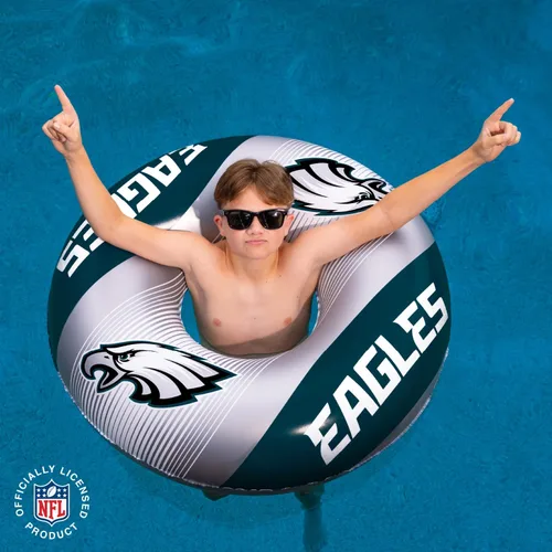 Miniatura 2 de BigMouth - Flotadores inflables para piscina de 36 pulgadas, con licencia oficial de la NFL, tubo interior para adultos y adolescentes