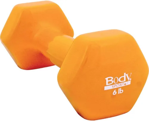 Miniatura 7 de Body Sport Mancuerna recubierta de vinilo para mano, mancuerna de ejercicio y fitness para entrenamiento de equipo de gimnasio en casa