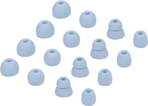 Juego de auriculares de silicona de repuesto para auriculares inalámbricos Powerbeats Pro, 8 pares (azul)