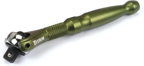Miniatura 12 de Titan Tools 11322 - Destornillador con trinquete micro de 1/4 de pulgada x 4 pulgadas y 90 dientes - Naranja