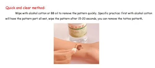 Miniatura 3 de Weixu Tatuaje Cosplay Pegatinas Tatuajes Temporales Cuerpo Cara Pegatinas Maquillaje Props (J)