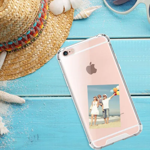 Miniatura 2 de Funda para iPhone 6, funda transparente para iPhone 6s, bonita funda antiarañazos, delgada, funda de TPU reforzada, absorción de golpes, funda