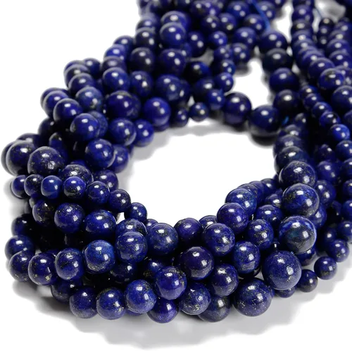 Miniatura 23 de 65 cuentas de jade blanco de 0.236 pulgadas, piedra natural, piedras preciosas redondas auténticas para hacer pulseras de bricolaje, joyas, cuerdas