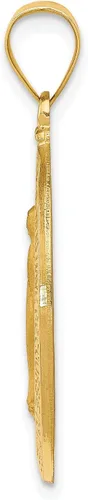 Miniatura 4 de FindingKing Colgante de medalla milagrosa de oro amarillo de 14 quilates, No aplicable, No es una piedra preciosa