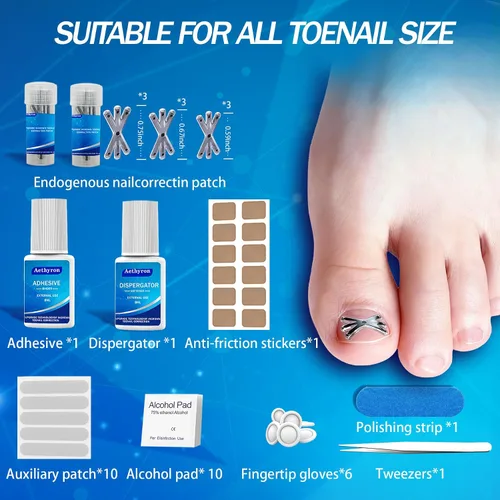 Miniatura 7 de Tratamiento de uñas encarnadas con forma mejorada de 6 ángulos, corrector de uñas encarnadas de aleación de titanio para un alivio rápido, kit