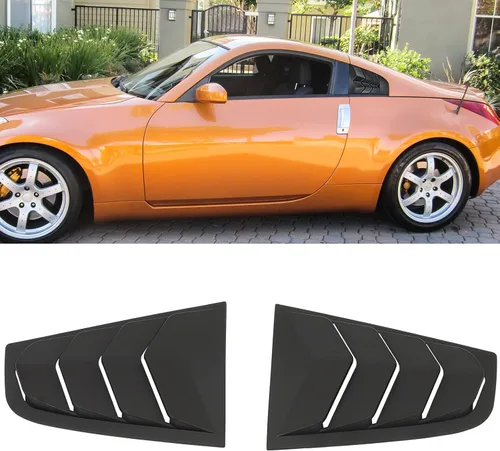 Miniatura 10 de SCITOO Kit de faldas laterales negras brillantes para carrocería de coche, 31 x 4 x 3 pulgadas, se adapta a falda lateral universal de ABS