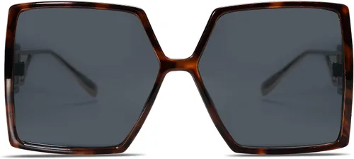 Miniatura 3 de Allarallvr Gafas de sol cuadradas de gran tamaño para mujer, gafas de sol Tetro de moda para mujer, gafas de sol AR82009
