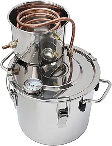 Destilador de agua pura con pantallas de temperatura duales, destiladores de agua para el hogar, 12l/3gal
