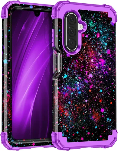 Miniatura 9 de Casetego Funda para Galaxy A16 5G, Tres Capas de Alta Resistencia Robusta a Prueba de Golpes, Protección Completa Rugosa de PC Duro + Parachoques