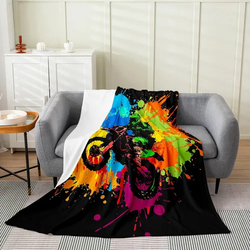 Miniatura 31 de Manta de galaxia púrpura para niños, adolescentes, niñas y niños, manta de forro polar con cielo estrellado brillante, manta de franela de espacio
